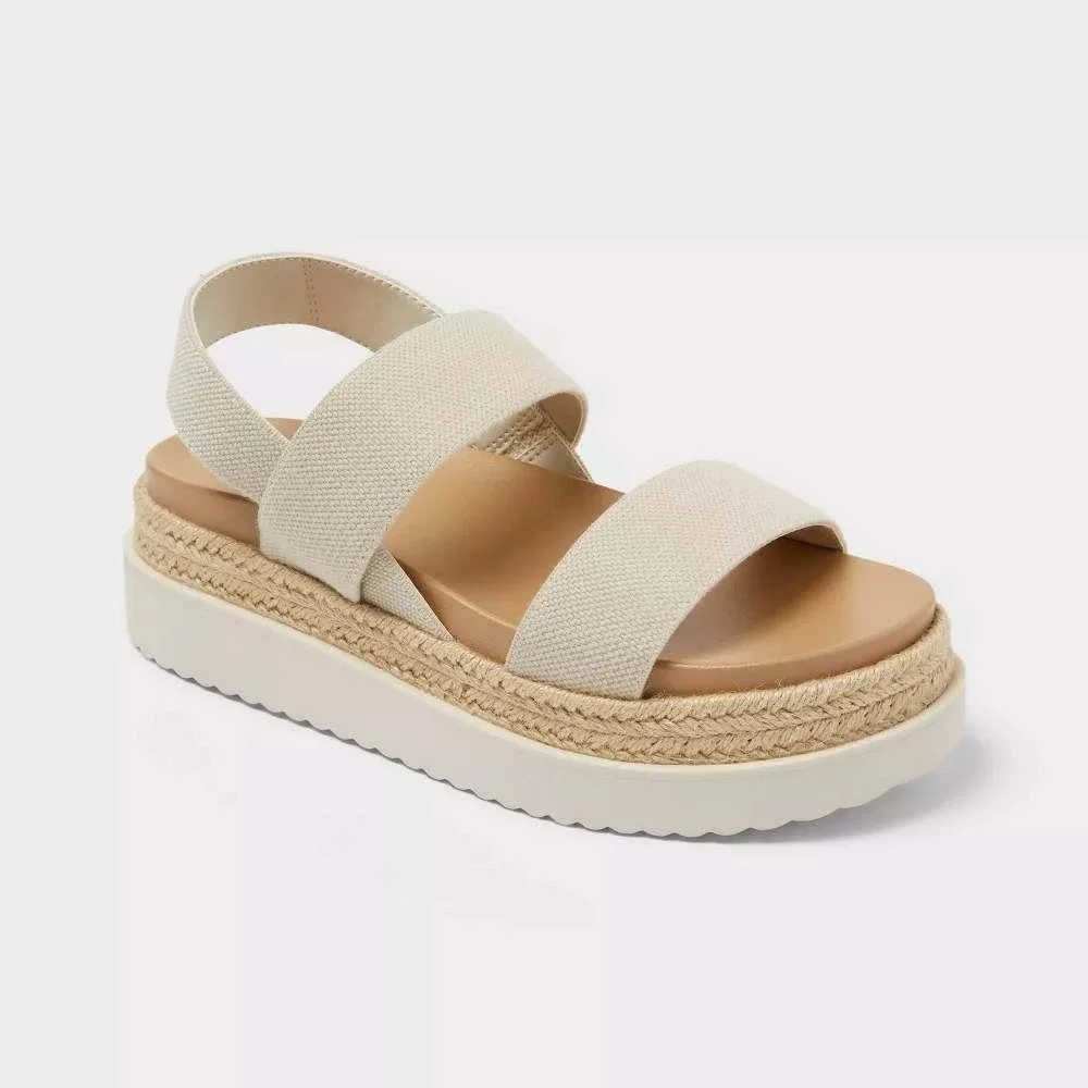 Women's Sandals by Wild Fable Elliot Off White Size 6.5 New With‎ Tags